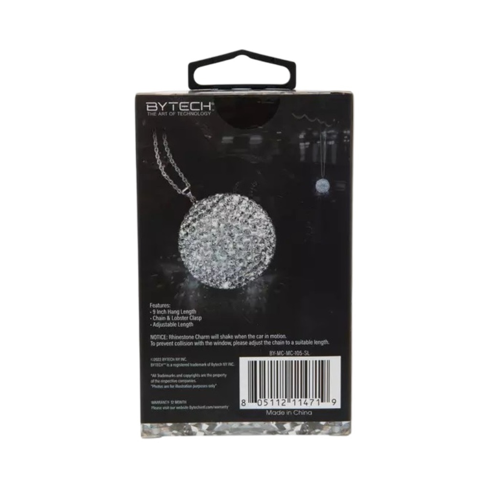 BYTECH Rhinestone Charm – Adjustable Hanging Ball Chain - Picture 3 of 3